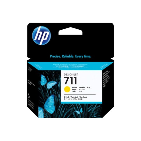 Črnilo HP CZ136A (711), 3-pack, 29 ml, rumena