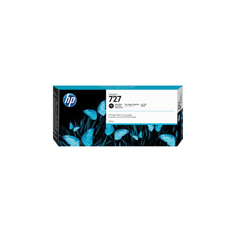 Črnilo HP F9J79A (727), 300 ml, črna