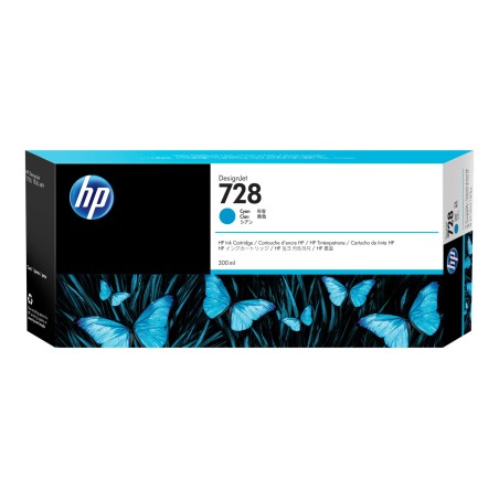Črnilo HP F9K17A (728), 300 ml, cyan