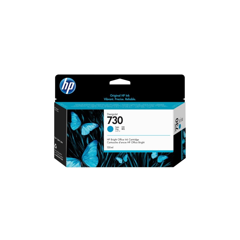 Črnilo HP P2V62A (730), 130 ml, Cyan