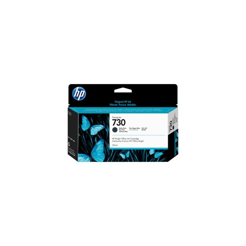 Črnilo HP P2V65A (730), 130 ml, Matte Black
