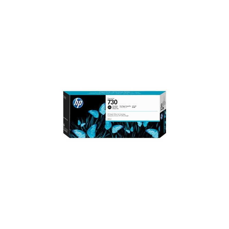 Črnilo HP P2V73A (730), 300 ml, Photo Black