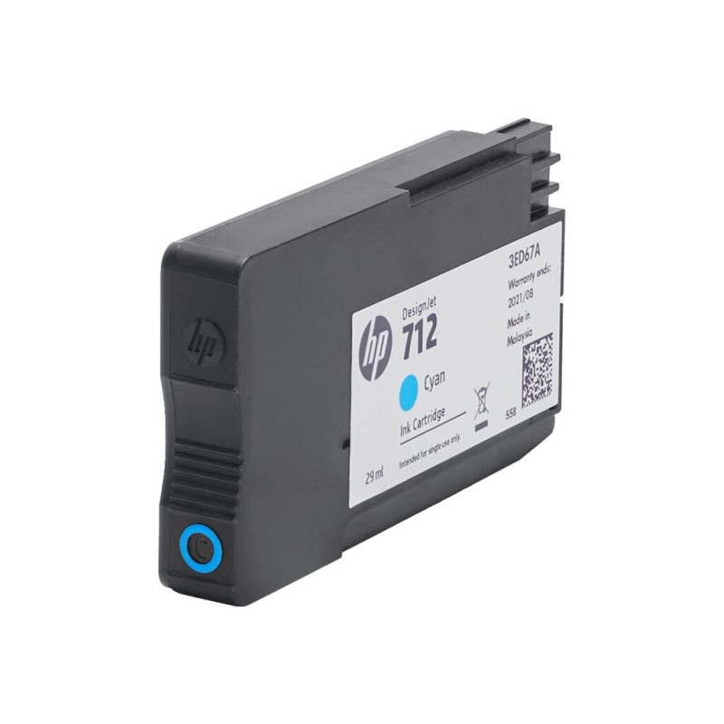 Črnilo HP 3ED67A (712) 29-ml, modra