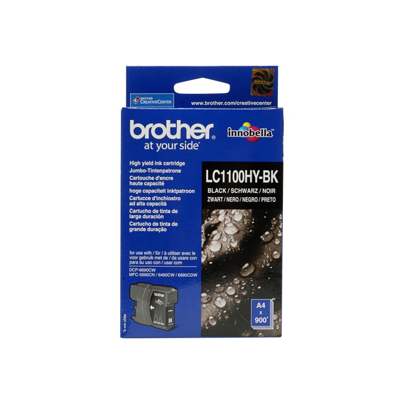 Črnilo BROTHER Ink Cartridge LC-1100HY BK