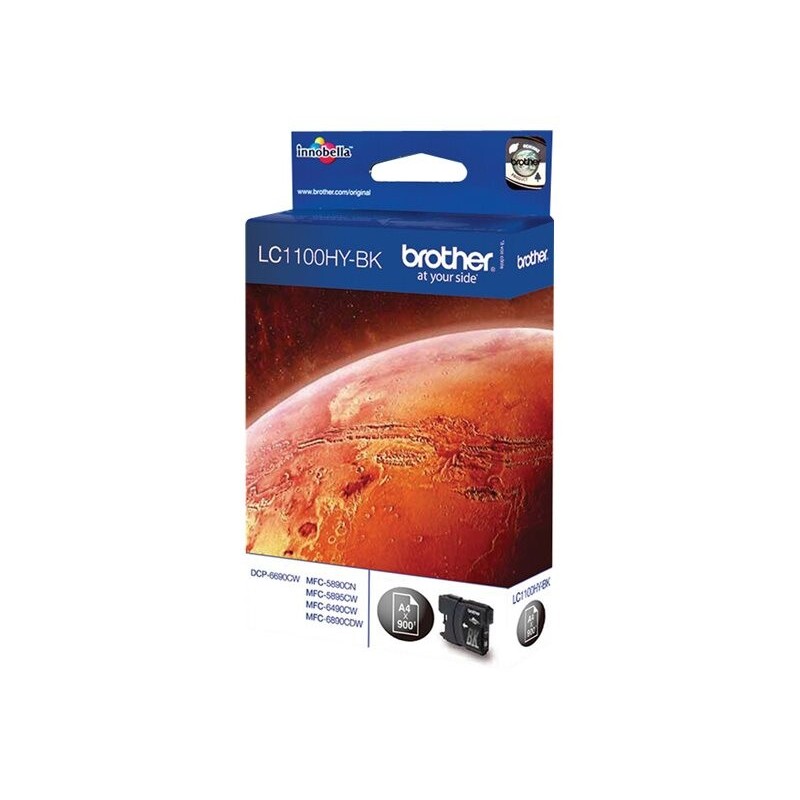 Črnilo BROTHER Ink Cartridge LC-1100HY BK