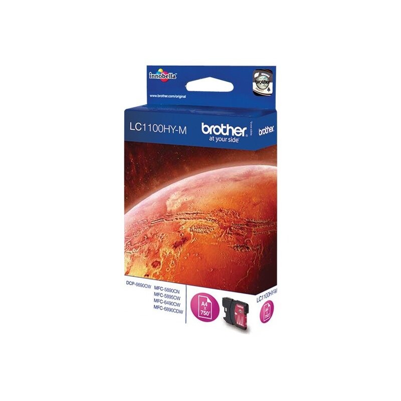 Črnilo BROTHER Ink Cartridge LC-1100HY M