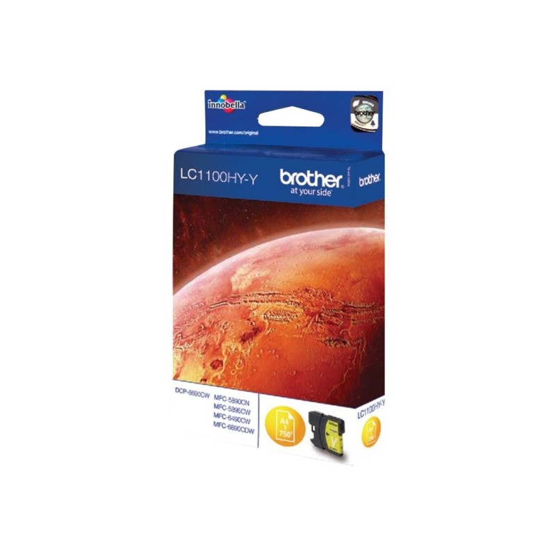 Črnilo BROTHER Ink Cartridge LC-1100HY Y