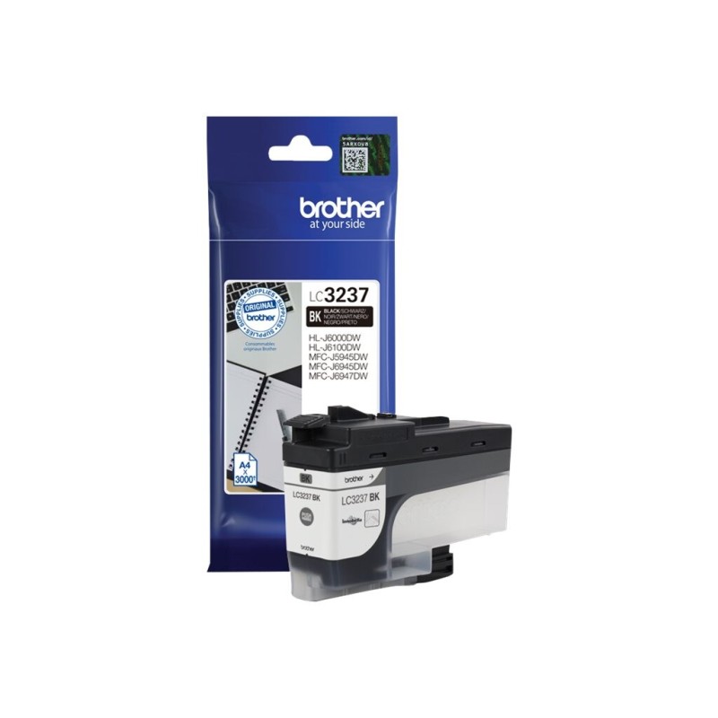 Črnilo BROTHER LC-3237BK Black Ink 3000 pages