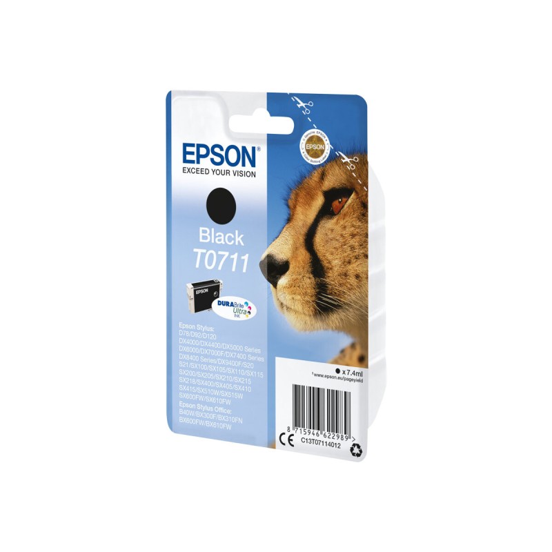 Črnilo EPSON Singlepack Black T0711 DURABrite Ultra Ink