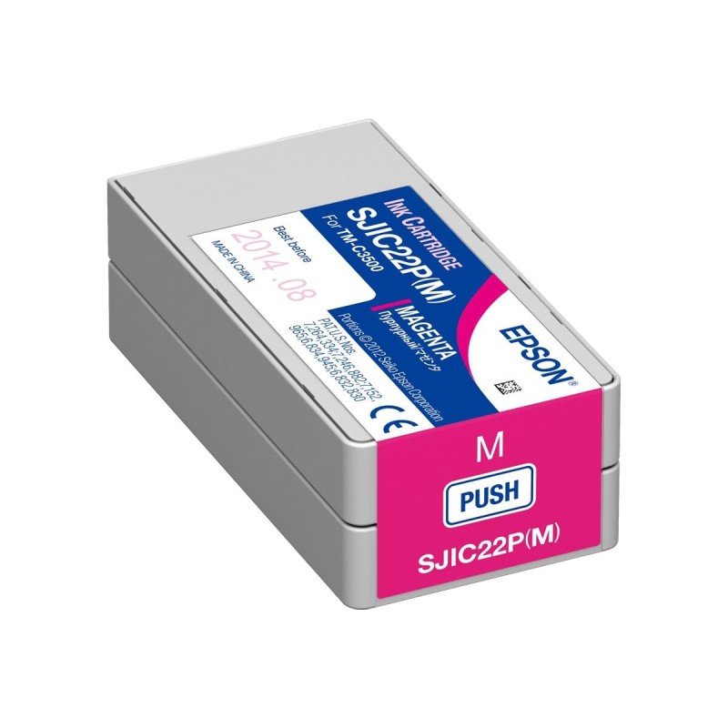 Črnilo EPSON SJIC22P(M): Ink cartridge for ColorWorks C3500 (Magenta)