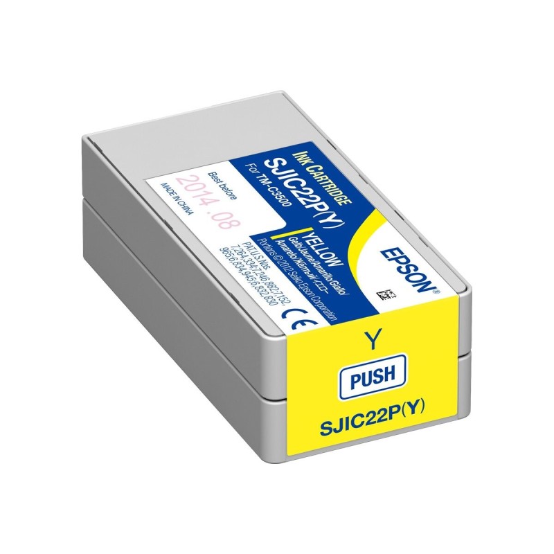 Črnilo EPSON SJIC22P(Y): Ink cartridge for ColorWorks C3500 (yellow)