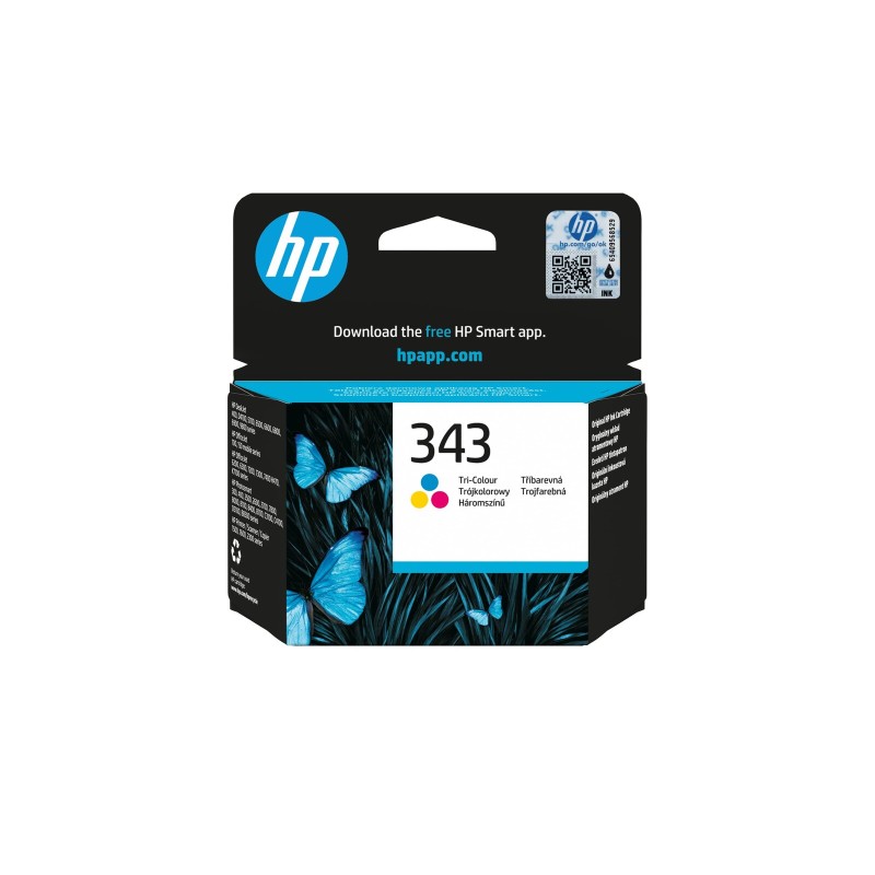 Črnilo HP 343 original ink cartridge tri-colour standard capacity 7ml 330 pages