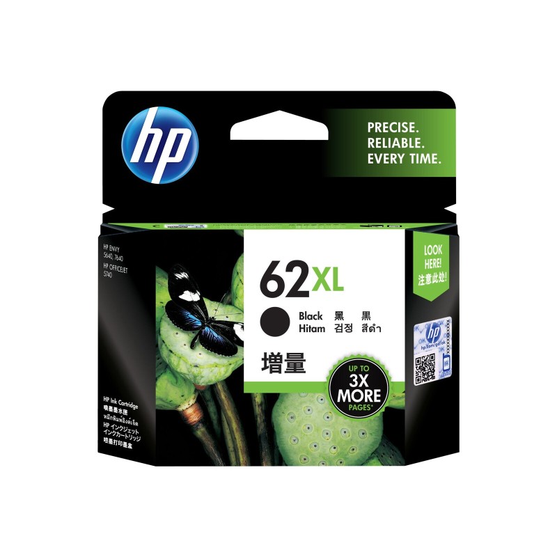 Črnilo HP 62XL ink cartridge black high capacity 1-pack