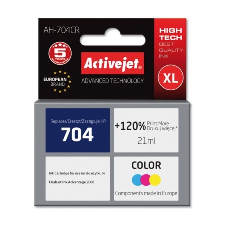 ActiveJet barvno črnilo HP CN693AE 704, AH-704CR