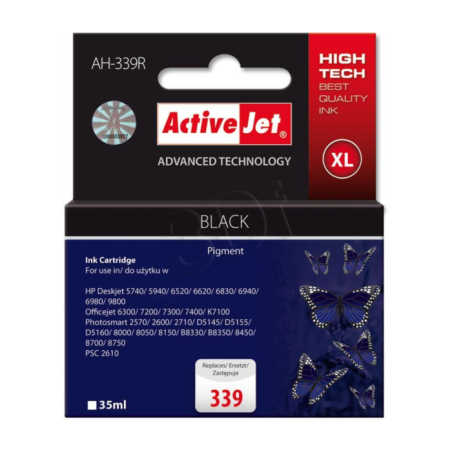 ActiveJet črno črnilo HP C8767EE 339, AH-339R