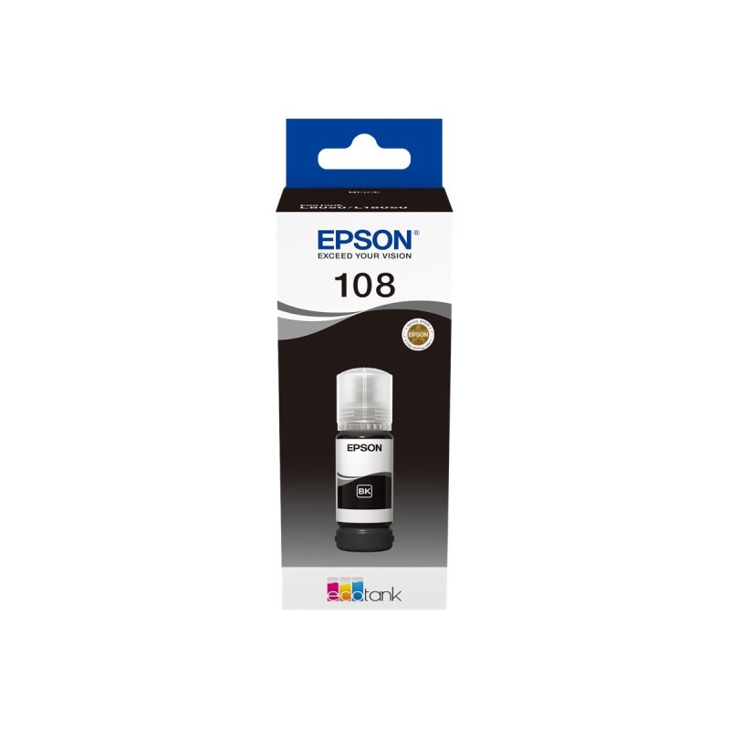 ČRNILO EPSON ČRNO 108 STEKLENIČKA ZA L8050 tiskalnik