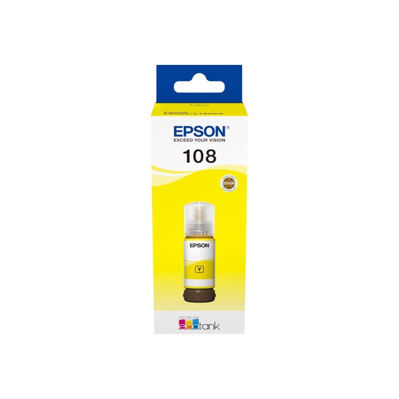 ČRNILO EPSON YELLOW 108 STEKLENIČKA ZA L8050 tiskalnik