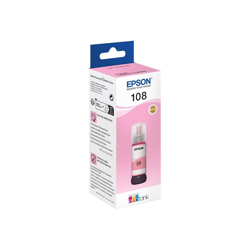 ČRNILO EPSON LIGHT MAGENTA 108 STEKLENIČKA ZA L8050 tiskalnik