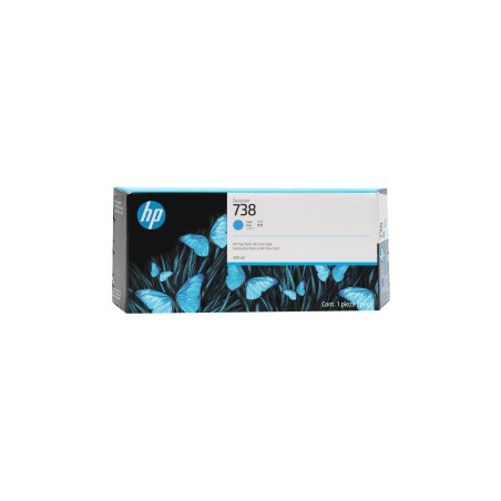 Kartuša HP 738 300-ml, cyan