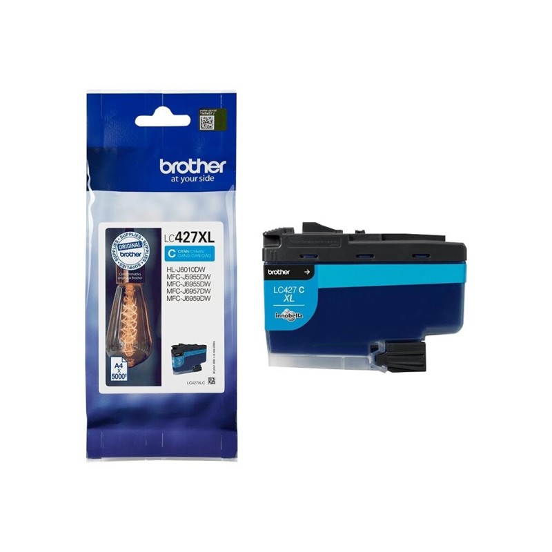 Črnilo BROTHER Cyan, LC427XLC