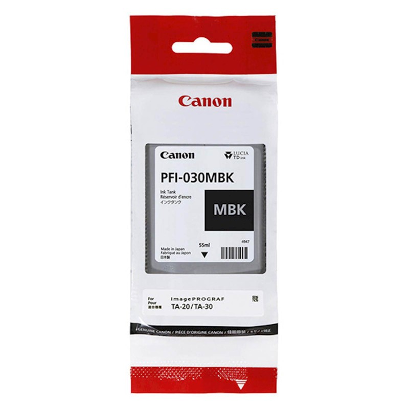 Črnilo CANON Črno, PFI-030MBK