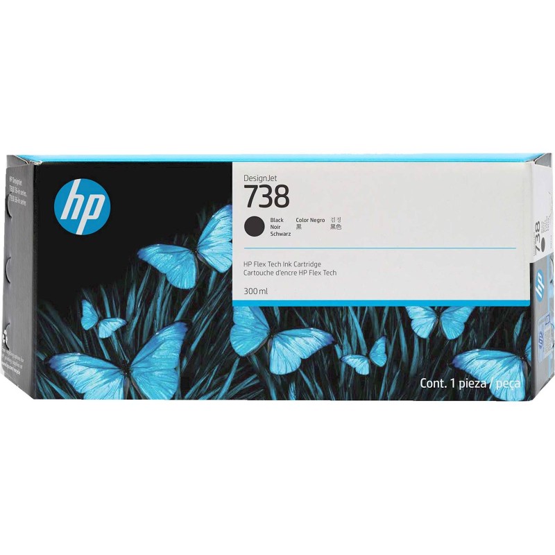 Črnilo HP Črno 738M, 498Q0A