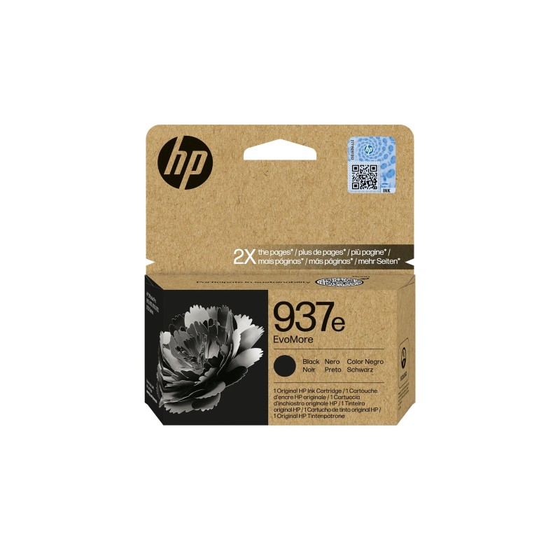 Črnilo HP 937e EvoMore, črna