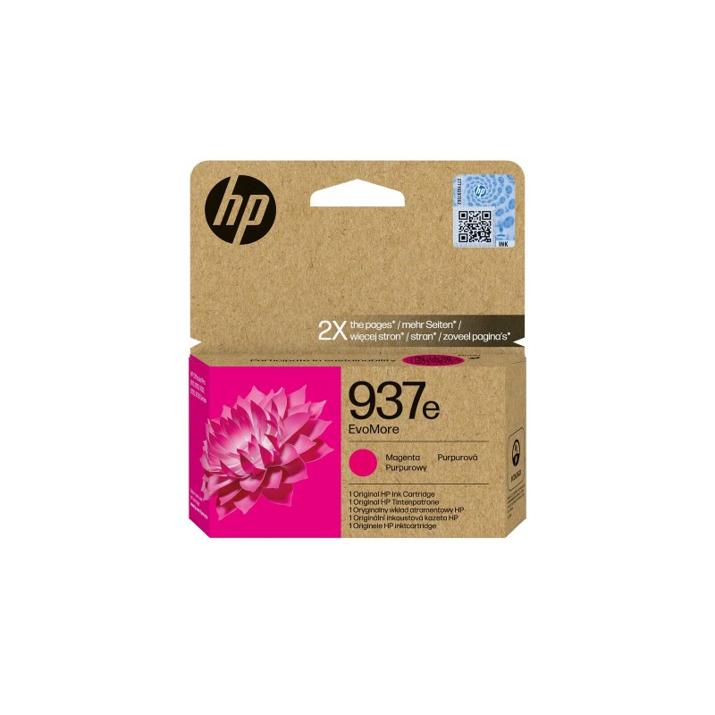 Črnilo HP 937e EvoMore, magenta