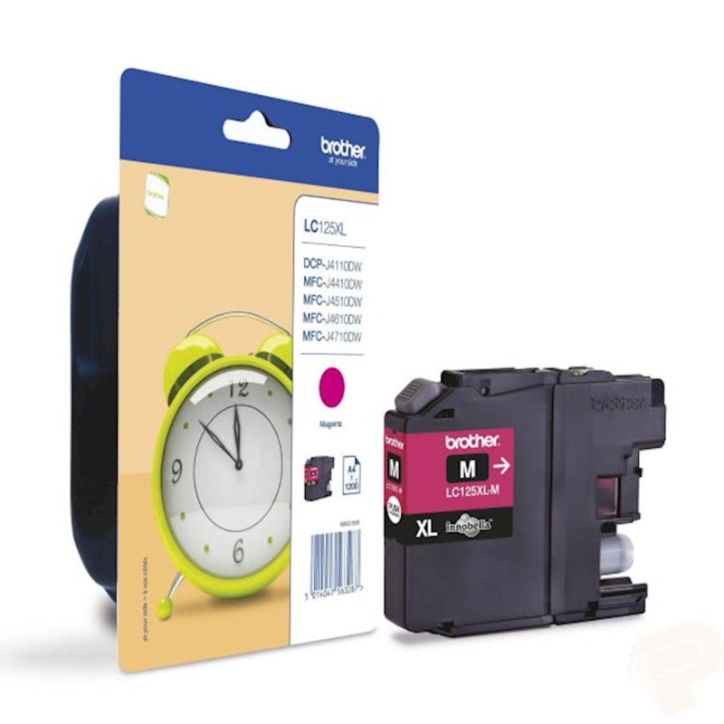 Črnilo Brother LC125XLM, magenta