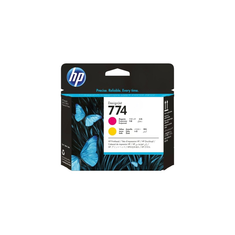 Tiskalna glava HP 774, magenta/rumena