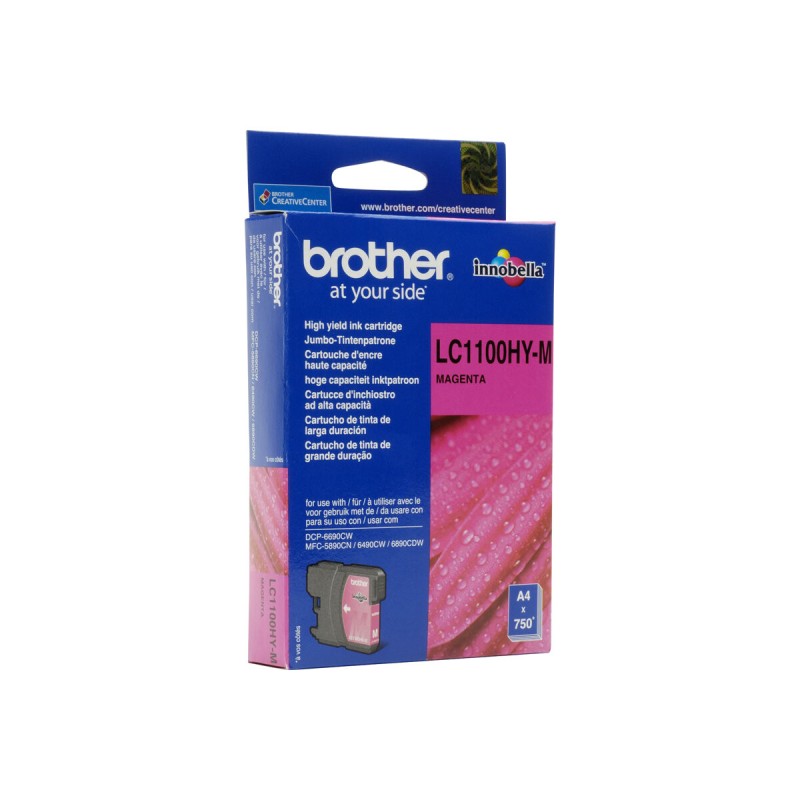 Črnilo Brother Magenta za MFC6490CW (LC1100M)