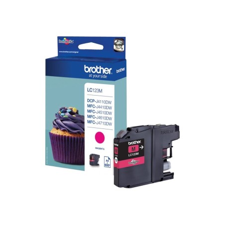 Črnilo za Brother LC123M 600 strani, magenta