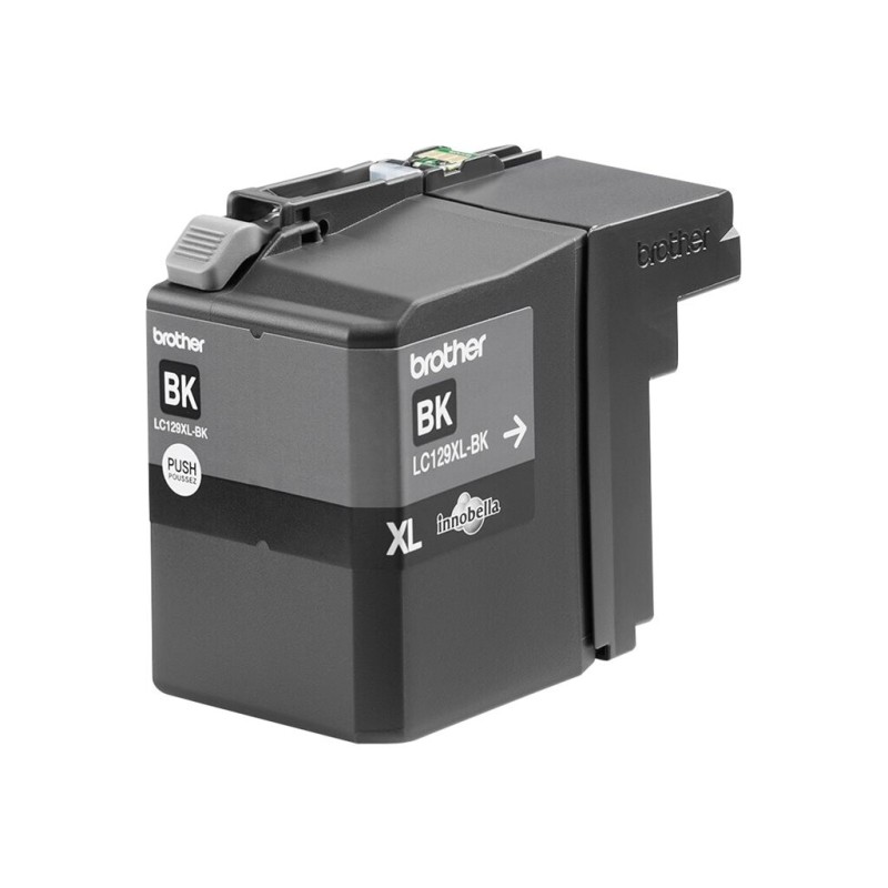 Črnilo za Brother LC129XLBK za 2400 strani, črna