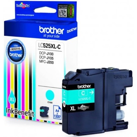 Črnilo za Brother LC525XLC 1300 strani, cyan