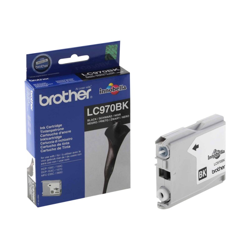 Črnilo Brother Black za DCP135C (LC970BK)