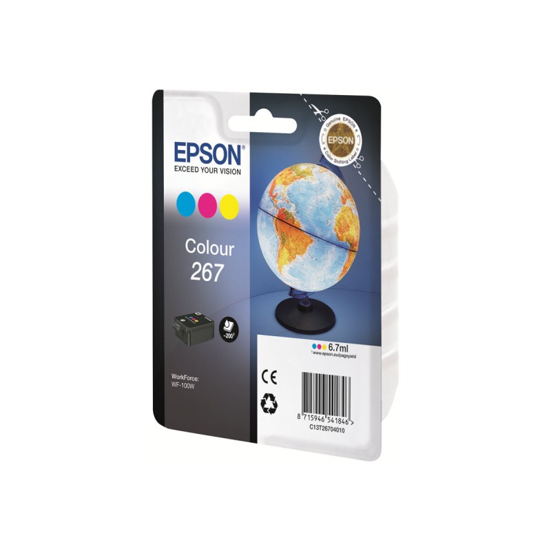 Črnilo Epson 267 barvno, C, M, Y, (C13T26704010)