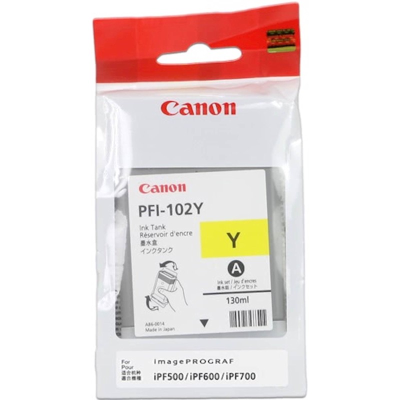 Črnilo Canon PFI-102, yellow