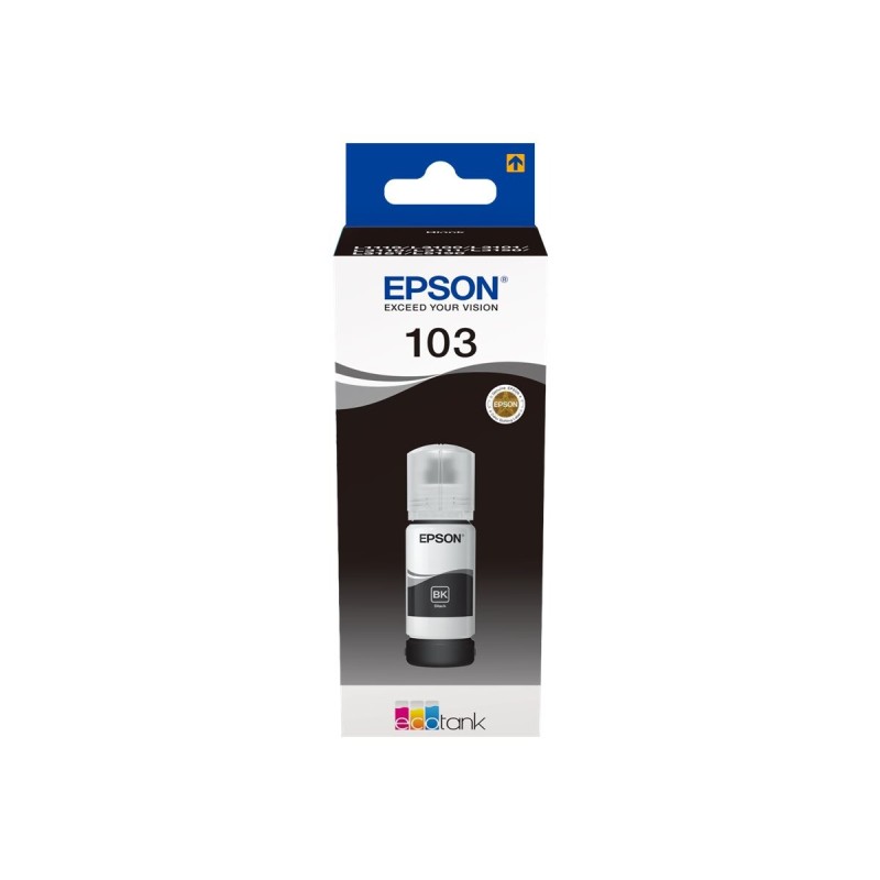 Črnilo Epson 103 črna steklenička 65ml, C13T00S14A
