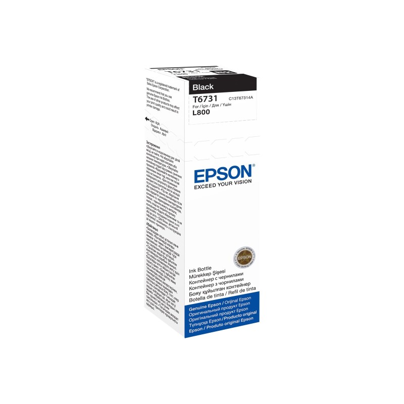 Črnilo za Epson črno, steklenička C13T67314A