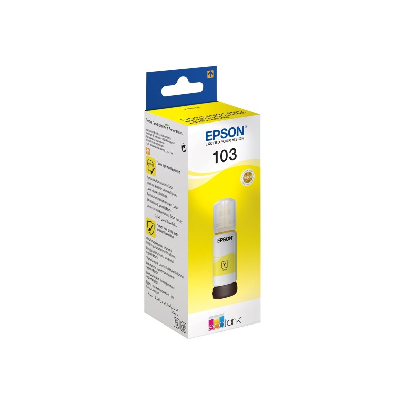 Črnilo Epson 103 rumeno, steklenička 65ml, 7500 strani