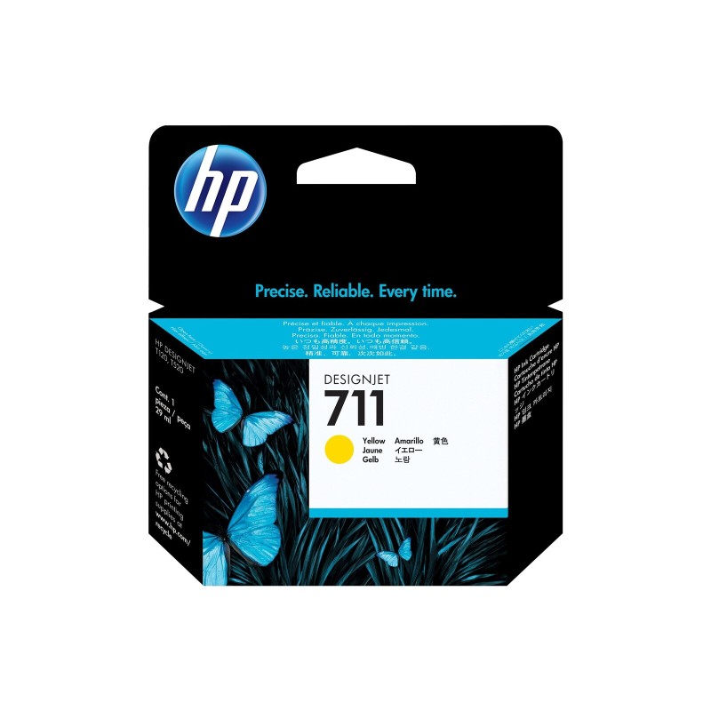 Črnilo HP CZ132A (711), yellow