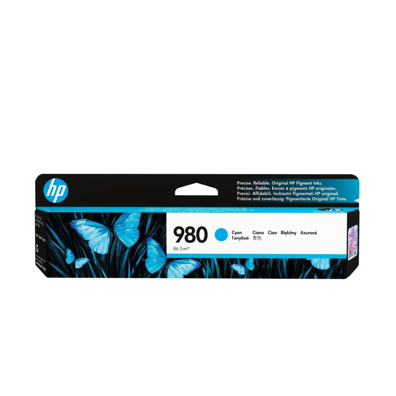 Črnilo HP 980 (D8J07A), modra (cyan)