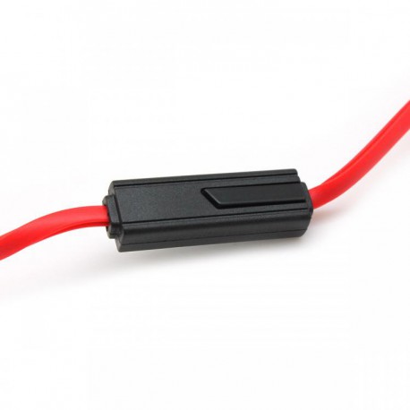 Slušalke ušesne stereo z mikrofonom EP-338B črne Sport SBOX
