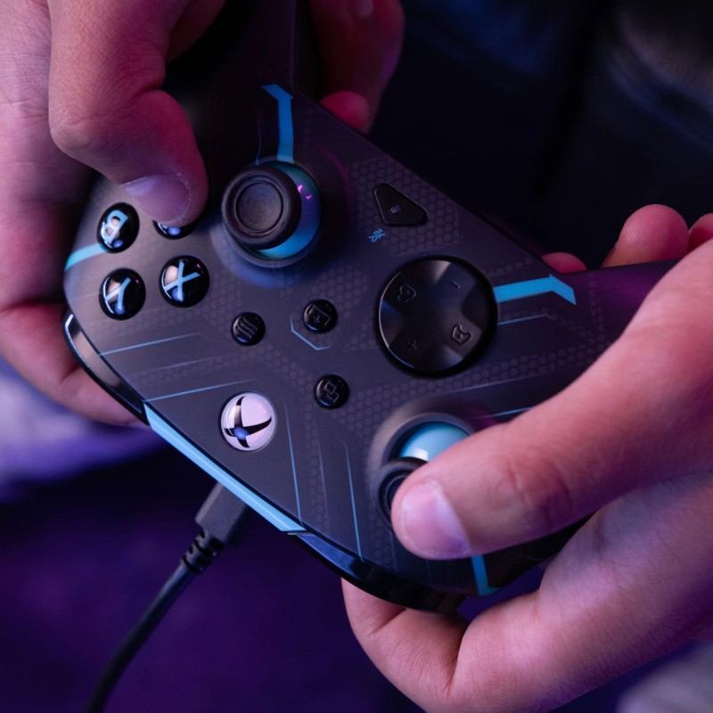 Kontroler PDP REMATCH - TITAN STEEL GLOW, Xbox