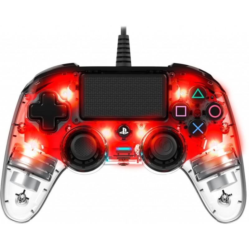 Kontroler NACON PS4, rdeč