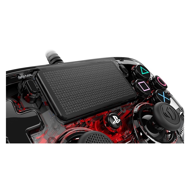 Kontroler NACON PS4, rdeč