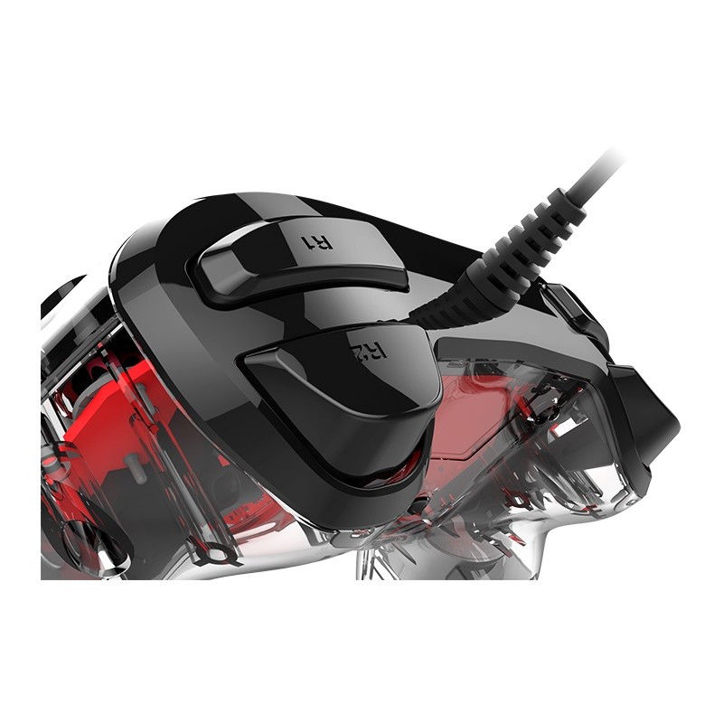Kontroler NACON PS4, rdeč