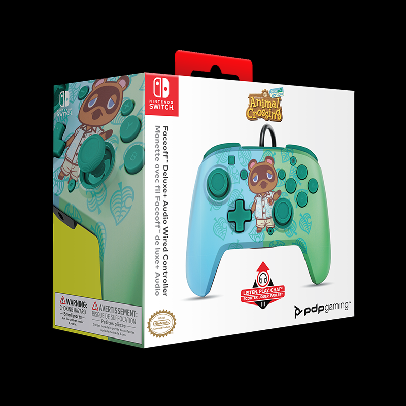 Kontroler PDP FACEOFF DELUXE - ANIMAL CROSSING, Switch
