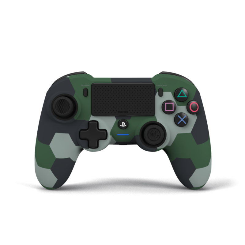 Kontroler NACON PS4 Asymmetric Wireless, zelen