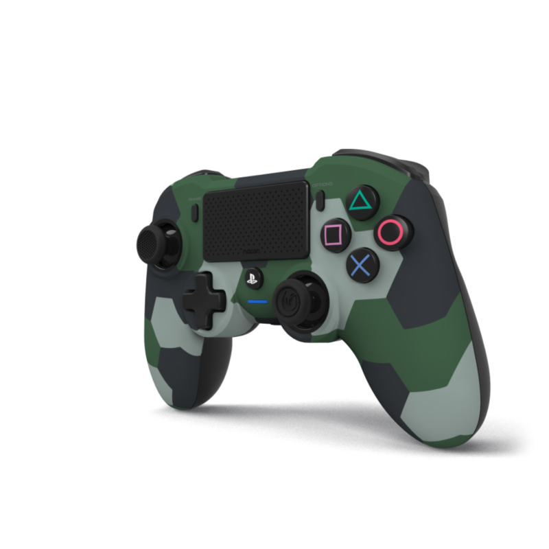 Kontroler NACON PS4 Asymmetric Wireless, zelen